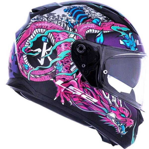 CAPACETE LS2 FF320 STREAM WARRIOR ROSA
