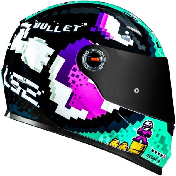 CAPACETE LS2 FF358 BULLET PRETO/AZUL