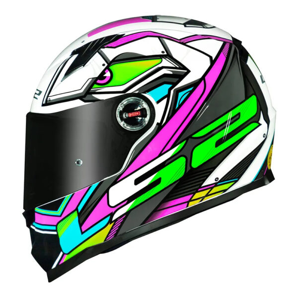 CAPACETE LS2 FF358 XDRON ROSA/BRANCO