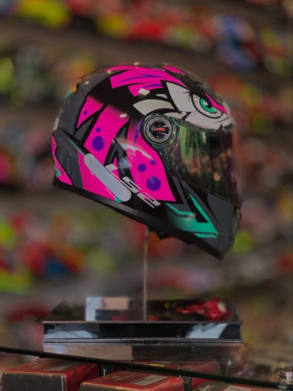 CAPACETE LS2 CLASSIC TRIBAL ROSA