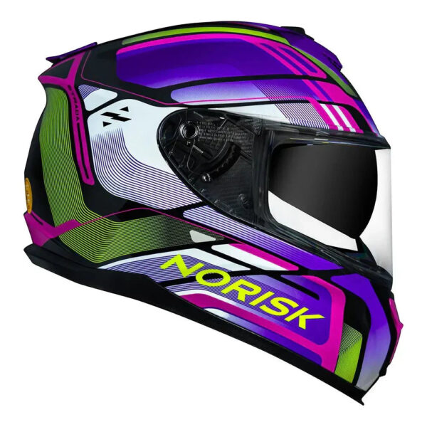 CAPACETE NORISK STRADA FLUX ROSA