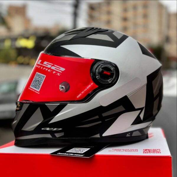 LS2 FF358 Starwar Preto Fosco e Prata